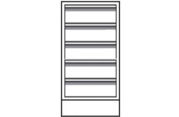 Image of Vwr Base Unit 5 Dwr 18X22X36 CFD-2502-10
