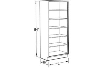 Image of Vwr Cabinetno Doors 36X84X16 CFS-2116-01