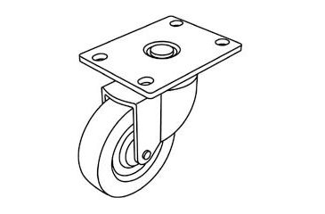 Image of Vwr Caster Kit 4 Leg CFSP-0045-04