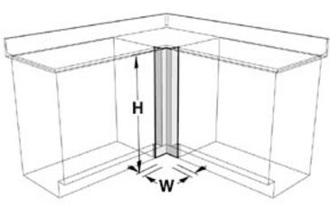 Image of Vwr Corner Filler 3X36 L-5128-0A
