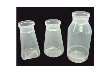 Image of VWR Drosophila Stock Bottles ES-38355 Polypropylene Bottles Square Bottom