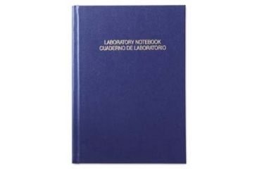 Image of VWR English/Spanish Good Laboratory Practice Notebooks 818-0092 Grid Format A4