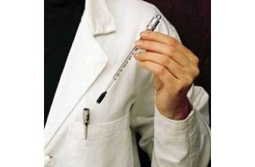 Image of VWR Enviro-Safe Pocket Thermometers 20562 Open-Window Metal Case