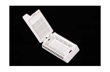 Image of VWR Histology Cassettes VWR-550-11 Embedding Cassettes (with Attached Cover) Gray