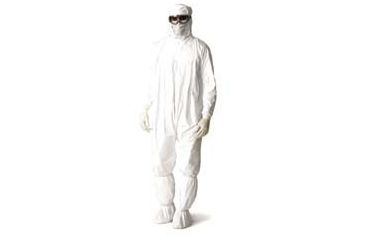 Image of VWR Hooded Coveralls Made With Dupont Tyvek Isoclean Material, Case of 25, IC180SWHXLVD