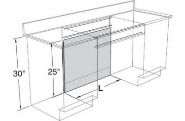 Image of Vwr Knee Space Flr Pnl 42X31 CFA10M314200