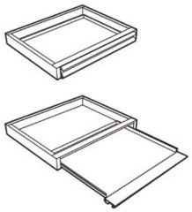 Image of Vwr Low Profile Hanging Drawer VWR0219
