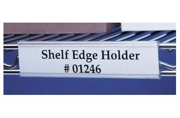 Image of VWR Snap-On Label Holders For Wire Shelving, Pack of 25, WR-1256