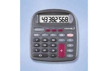 Image of VWR Solar-Powered Desktop Calculators 6031 8-Digit Display