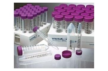 Image of VWR SuperClear Ultra-High Performance Centrifuge Tubes with Flat or Plug Caps, Polypropylene 3142-335-316 Tubes With Plug Caps