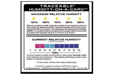 Image of VWR Traceable Humidity-On-A-Card Card 4192