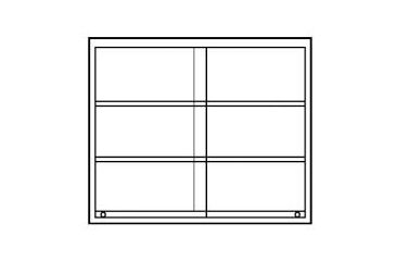 Image of Vwr Wall Unit Sld 48X30X12 3/4 CFW10M3048