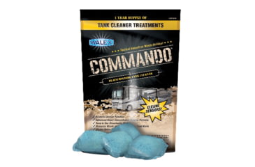 Image of Walex Commando Black Holding Tank Cleaner, Pack of 4, CMDOBG