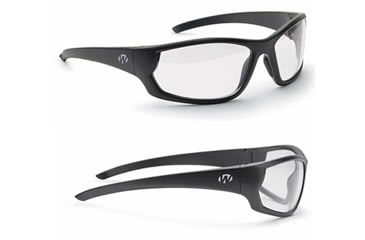 Image of Walkers IKON Carbine Glasses, Black Frame, Clear Lenses, GWP-IKNFF1-CLR