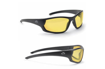 Image of Walkers IKON Carbine Glasses, Black Frame, Amber Lenses, GWP-IKNFF1-AMB