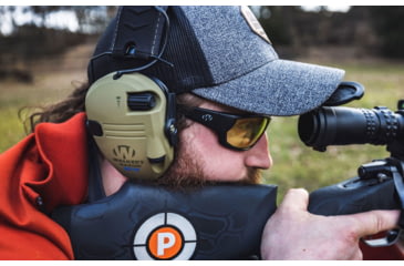 Image of Walkers IKON Carbine Glasses, Black Frame, Amber Lenses, GWP-IKNFF1-AMB