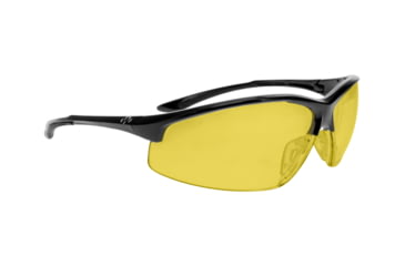 Image of Walkers IKON Tanker Glasses, Black Frame, Amber Lenses, GWP-IKNOF1-AMB