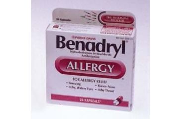 Image of Warner-Lambert Company Allergy Tablets Benadryl Ultra 17031