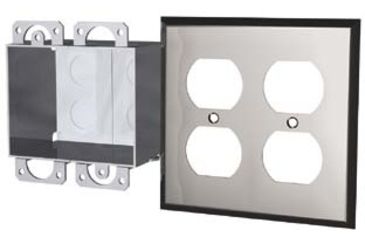 Image of Watersaver Faucet Double Gang Flush Mount 20AMP E2533SA