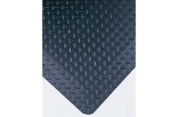 Image of Wearwell Mat U-SOFT DIAM-PL 3X5FT BK/YE 71541126232