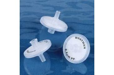 Image of Whatman Puradisc 25 Polypropylene Syringe Filters, Whatman 6786-2504