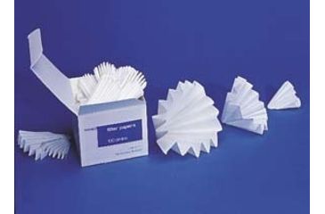 Image of Whatman Grade 313, Fluted Circles, Folded, Qualitative 28333-021