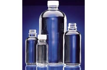 Image of Wheaton Bottle 8OZ Round Clear CAPCS12 W216803