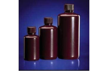 Image of Wheaton Bottle Rnd Hdpe Amb CS48 500ML 209129