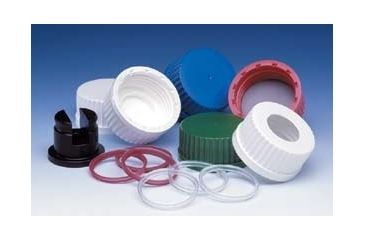 Image of Wheaton Cap 45MM Pp Red Pour Rg CS12 240726-03