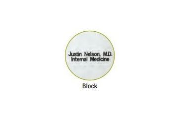 Image of White Swan Block 3/8IN One Line 8LETTERS 7003
