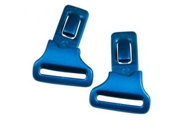 Image of Wiley X Gamer Replacement Clips,Gloss Black/Metallic Blue YFGAM02C