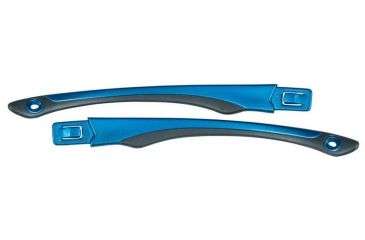 Image of Wiley X Gamer Replacement Temples,Gloss Black/Metallic Blue YFGAM02T