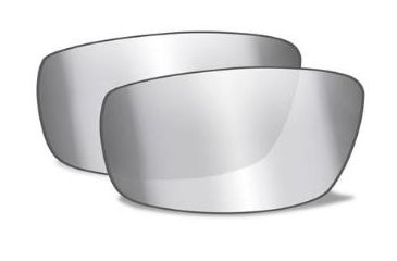 Image of Wiley X Peak Replacement Lens,Silver Flash Smoke Grey ACPEASF