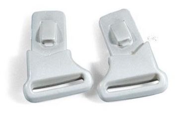 Image of Wiley X Victory Replacement Clips,Gloss Black/Aluminum Pearl YFVIC03C