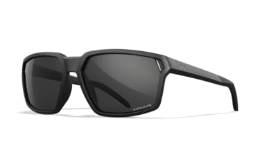 Image of Wiley X WX Sierra Sunglasses, Matte Black Frame, Sierra Captivate Grey Lens, AC6SRA01