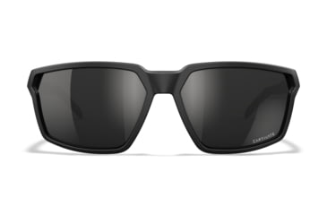 Image of Wiley X WX Sierra Sunglasses, Matte Black Frame, Sierra Captivate Pol Black Mirror Lens, AC6SRA05