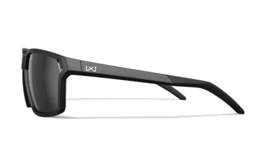 Image of Wiley X WX Sierra Sunglasses, Matte Black Frame, Sierra Captivate Pol Black Mirror Lens, AC6SRA05