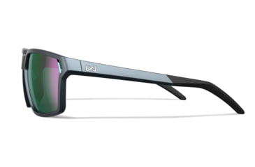Image of Wiley X WX Sierra Sunglasses, Matte Graphite Frame, Sierra Captivate Pol Green Mirror Lens, AC6SRA07