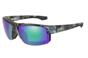 Image of Wiley X Wx Compass Emerald Lens, EMERALD MIRROR CCCMP07