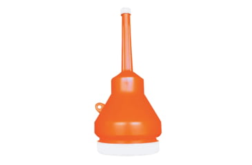 Image of WirthCo Double Capped Funnel, Orange, Pint, 32105