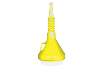 Image of WirthCo Double Capped Funnel, Yellow, Quart, 32135