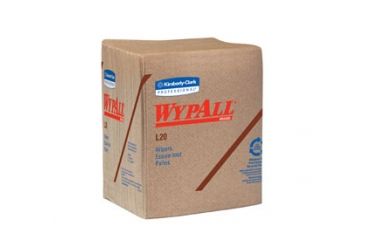 Image of Wypall L20 Wipers, 1/4 Fold, White, 12.5in.x13in. 47022