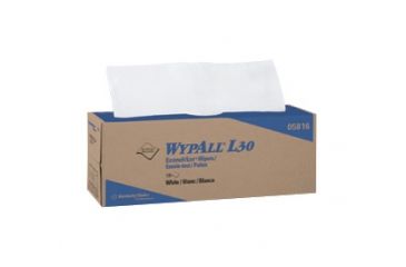 Image of Wypall L30 Wipers, 1/4 Fold, White, 12.5in. x 13in. 5812