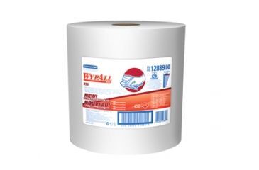 Image of Wypall X90 Cloths, Jumbo Roll, White, 11.1in. x 13.4in. 12889