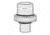 Ace Glass Laboratory Glassware and Equipment #15-#25 Nylon Coupling 5842-10