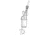 Ace Glass Laboratory Glassware and Equipment 19/22 Adapter Offset 5032-18