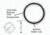 Ace Glass Laboratory Glassware and Equipment -210 Capfe O-RING 7855-830