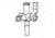Ace Glass Laboratory Glassware and Equipment 3-WAY Plastic Stopcock 5851-10