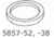 Ace Glass Laboratory Glassware and Equipment #50 Ptfe Retainer Ring 5857-38