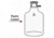 Ace Glass Laboratory Glassware and Equipment 9.5L Hose Conn Ctd Bottle 5395-02